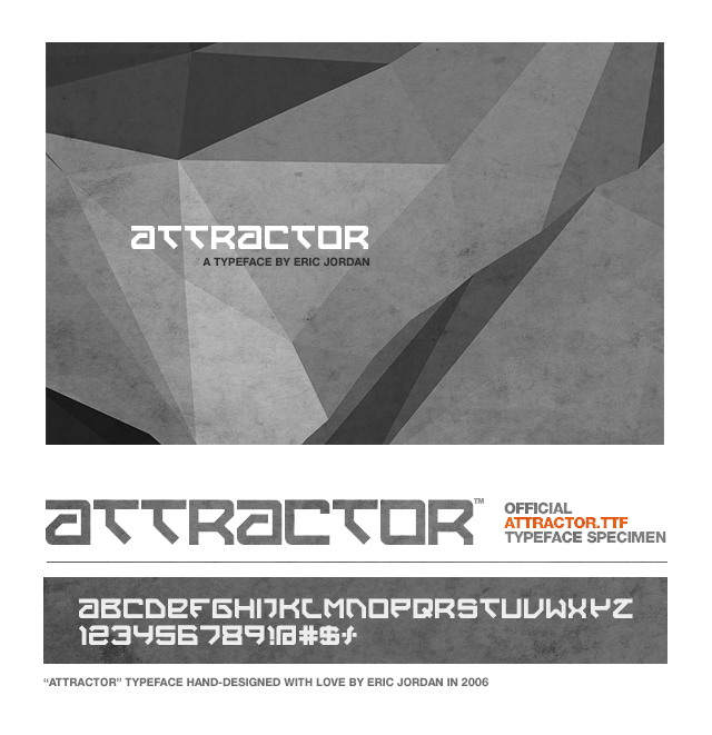 Attractor Typeface